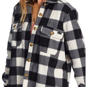 Billabong Forge Fleece L/S Shirt-White/Black